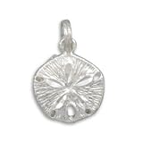 Diamond Cut Sand Dollar Charm