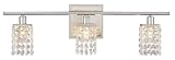 Sparkle Chrome 23 1/4 Wide Crystal Bathroom Light Fixture