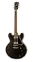 Gibson Custom ES-335 Dot Electric Guitar, Transparent Black Satin, Plain Maple