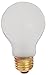Satco S3927 60 Watt 520 Lumens A19 Incandescent Rough Service Shatterproof Light Bulb, 2-Pack