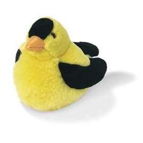  American Goldfinch - Audubon Plush Bird (Authentic Bird Sound)