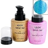 Body Glitter Gel by NYX Cosmetics BGG03 Blue Hawaii