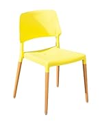 13Casa Set Silla 4 Uds. Molde A8 Amarillo