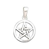 Small Pentacle Pendant Sterling Silver