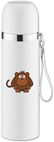 Cartonn Animal Funny Monkey Vacuum Thermal Insulation Convenient Cups