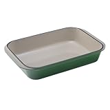 Le Creuset Enameled Cast-Iron 15-3/4-by-10-3/4-Inch Rectangular Roaster, Fennel
