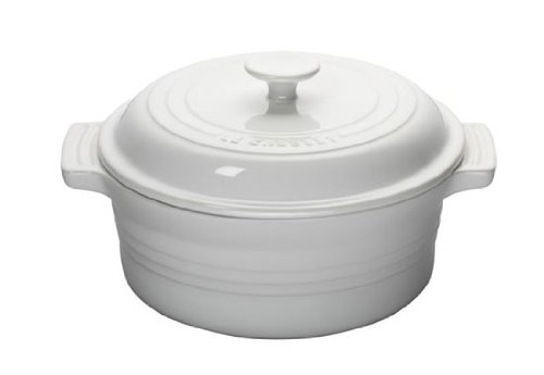 Le Creuset Stoneware 2-Quart Casserole White