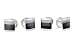Sterling Silver Faux Cats Eye Shirt Studs