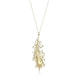 gorjana Peacock Gold-Plated Large Pendant Neck