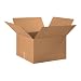 Aviditi 202012 Corrugated Box, 20" Length x 20" Width x 12" Height, Kraft (Bundle of 15)