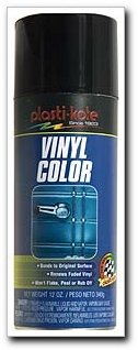 Plastikote Vinyl Color Black 12 oz. can