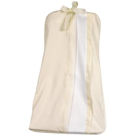 Picci Cortina Diaper Stacker in Cream and White