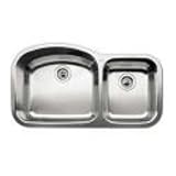 Blanco 510-882 Blancowave Kitchen Sink Polished Satin Stainless Steel 37 x 22