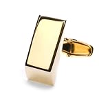 Denison Boston Wedge Gold Cufflinks