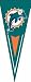 Miami Dolphins Yard / Wall Pennant