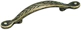Amerock BP1580-R2 Inspirations Leaf 3-Inch Pull, Weathered Brass