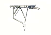 Trans-X Adjustable Silver Alloy Cycle Pannier Rack