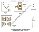 Cadillac SRX Real Aluminum Dash Kit 04-up - 35 pieces - Real Brushed Aluminum