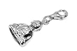 Buddha Pendant - Sterling Silver - 14 mm Height