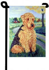 Airedale - Patience - Garden Flags