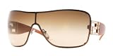 VERSACE EYEWEAR - VERSACE 2072B 105/213 ORANGE/BROWN GRADIENT SHIELD SUNGLASSES.