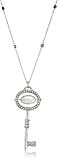 Moritz Glik "Kaleidescope" 14K White Gold Floating Diamond Key Pendant Necklace