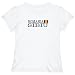 T-Shirt Woman White Elegant Flag 