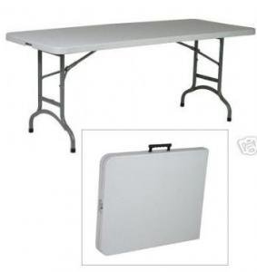  : Palm Springs Folding Portable Camping / Party Table 6 Ft White
