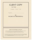 EGP Income Tax Return Cover