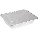 A World of Deals 9 X 13 Half Size Deep Foil Steam Pans with Lids, 30 Pack