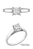 Certified 1 ct. Sitara Diamond Solitaire Ring in 18K White Gold