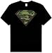 Search : Superman Camo Logo Adult Superhero BLACK T-shirt Tee Shirt