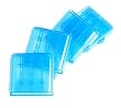 Bluecell 4 PCS Blue Color AA / AAA 4 Cell Battery Storage Case + Bluecell Cable Tie