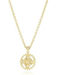 Freida Rothman Belargo Jewelry "GRAMERCY" Small Medallion Pendant Necklace
