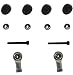 XTM Ball Ends (2), Aluminum - For 4mm Reverse thread