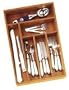 Lipper International Bamboo Deep Flatware Organizer