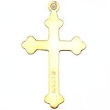 Gold Filled Cross Charm Religious Necklace Jewelry 28mm