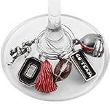 Ohio State University Wine Glass Charms Collection