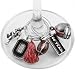 Ohio State Football Wine Glass Charms Collection from Wine Things Unlimited - 81351