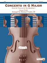 Concerto in G Major (from the <i>Concerto for Two Mandolins</i>) - Violin Solo or Section Feature - By Antonio Vivaldi / arr. Thomas P. LaJoie III - Conductor Score
