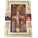 Religious Samples - Top Quality with certificate and Grade A olive wood Crucifix (6.3x4.4x1")