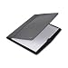 Wilson Jones Padfolio/Sorter, Polypropylene, Clear Tab Dividers, Writing Pad, Black