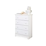 Reflections Pearl White 4-Drawer Chest