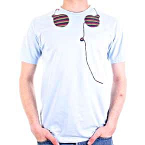 RedDot "Neck Headphones" short sleeve t-shirt