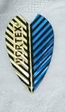 3 sets Vortex, Blue/Gold, X-flights - Larger Size