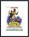 Blazing Saddles, Art Poster with Metal Frame, poster size: 11