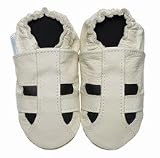 Jack and Lily Baby Shoes: Cream Sandals (Size=XL: 18-24M)