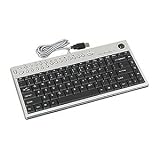 Slim Multimedia TracKBall Keyboard, USB