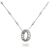 Diamond CZ Eternity Ring with CZs by the Yard Necklace