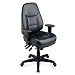 Office Star Deluxe Ergonomic Leather Chair - Black image